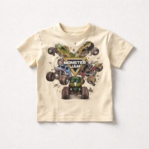 Monster Jam Kids Yellow Graphic Tee